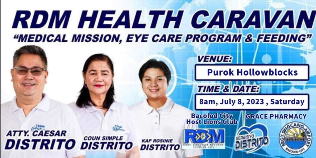 May Ara Kita Sang Rdm Health Caravan Sa Purok Hollowblocks Kap Atty